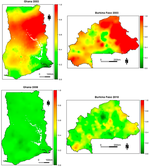 Geostatistical modelling of the association between malaria and child growth in Africa
